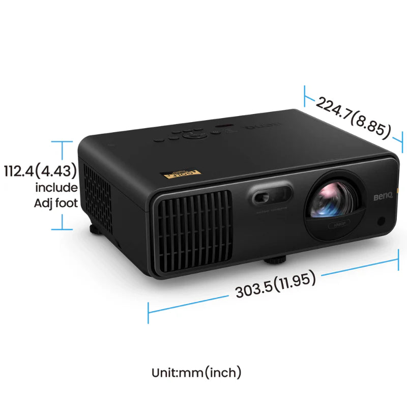 BenQ AH700ST 4000-Lumen 1080p Short Throw Laser Projector for Golf Simulators