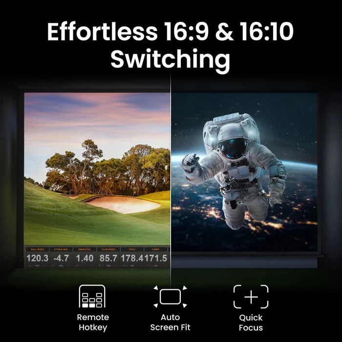 BenQ AH700ST 4000-Lumen 1080p Short Throw Laser Projector for Golf Simulators