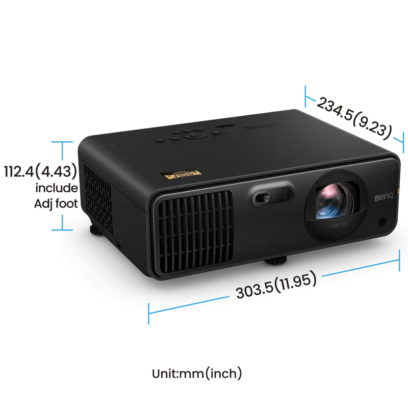 BenQ AK700ST 4000-Lumen 4K Short Throw Laser Projector for Golf Simulators