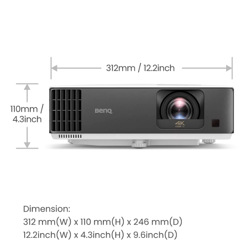 BenQ TK700ST 4K HDR Short Throw Projector for Golf Simulators