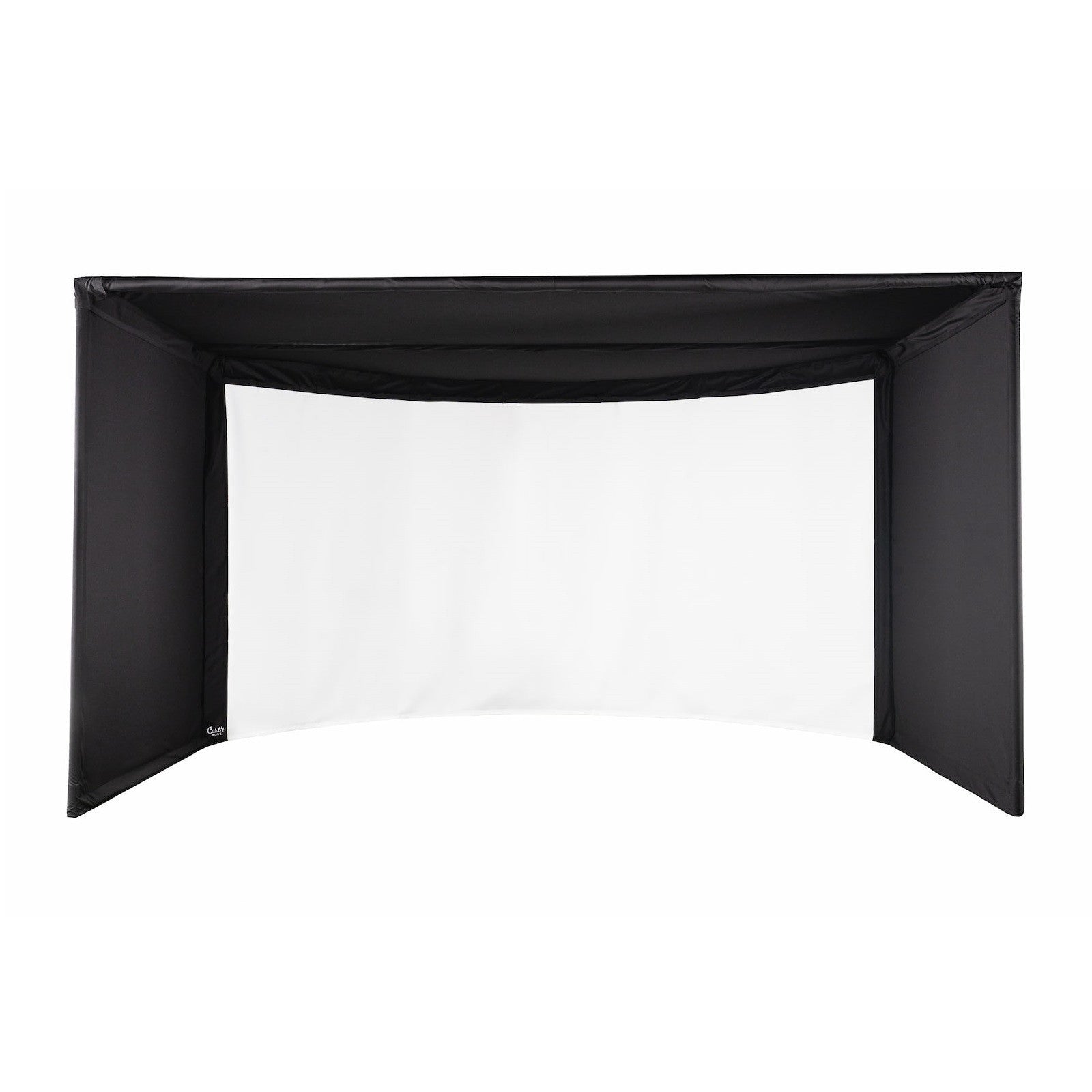 Carl's Place Curved Golf Simulator Enclosure Kit with Impact Screen - Golfieshop
