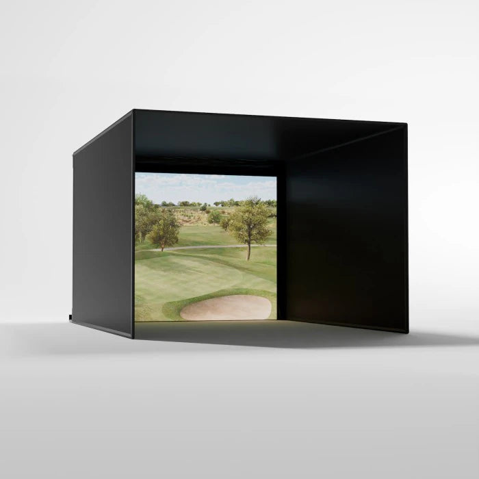 Carl's Place Pro Golf Simulator Enclosure Kit with Impact Screen - Golfieshop
