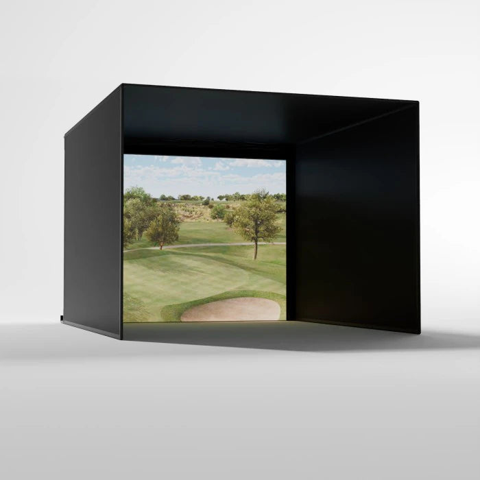 Carl's Place Pro Golf Simulator Enclosure Kit with Impact Screen - Golfieshop