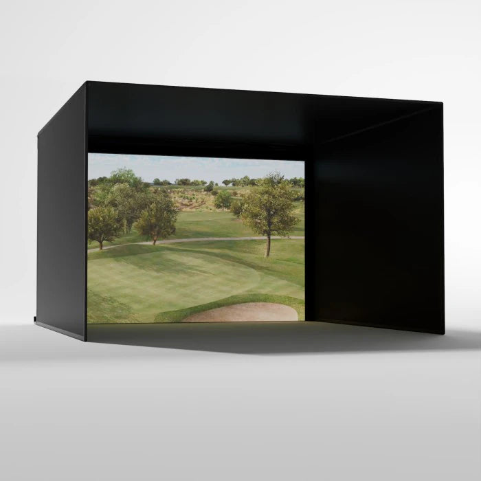 Carl's Place Pro Golf Simulator Enclosure Kit with Impact Screen - Golfieshop