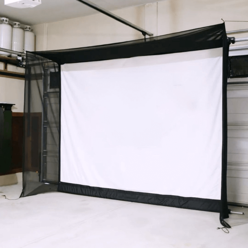 Golfie G-TRAK Retractable Impact Screen door closed img