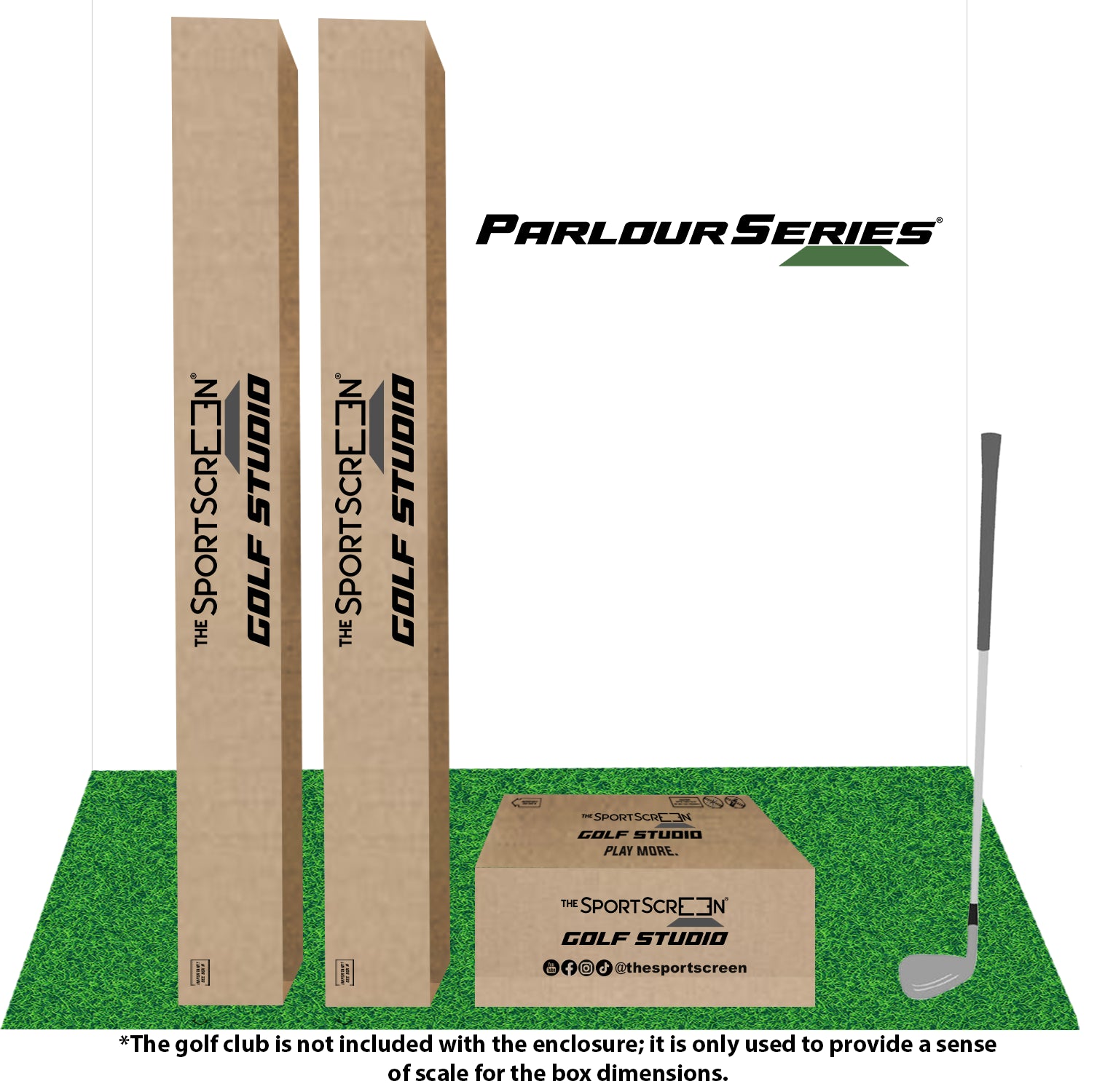 Parlour Box Mockup with Scale-Info