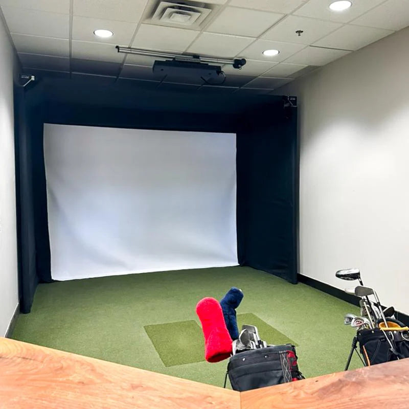 The SportScreen Parlour 11 Golf Simulator Enclosure (Value - 1 Ply)