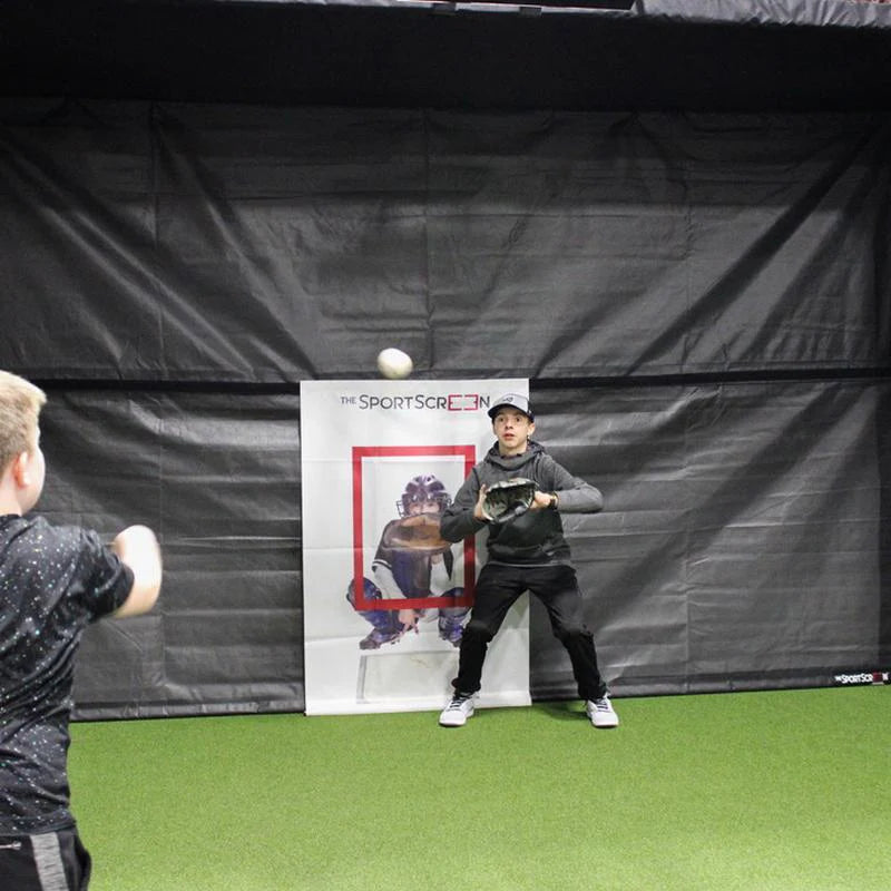 The SportScreen Parlour 16H Golf Simulator Enclosure (Value - 1 Ply)