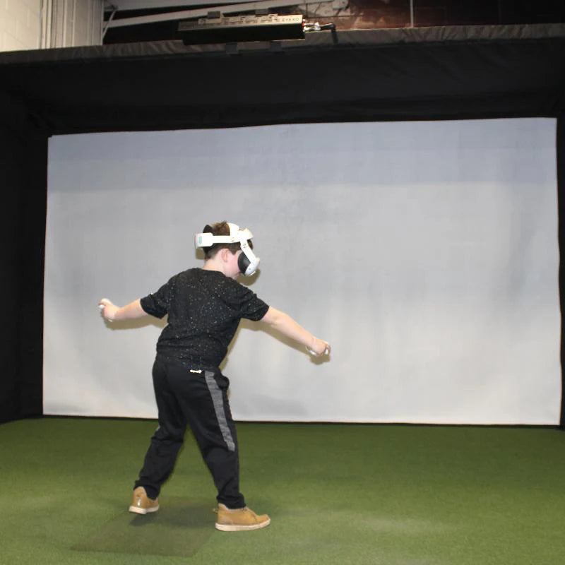 The SportScreen Parlour 16H Golf Simulator Enclosure (Value - 1 Ply)