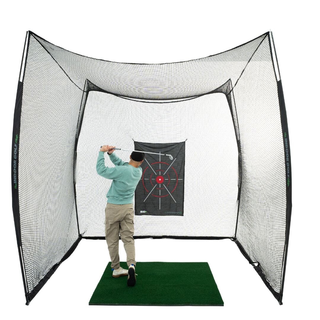 The Indoor Golf Shop - 10' X 10' X 10' Square Golf Net - Golfieshop