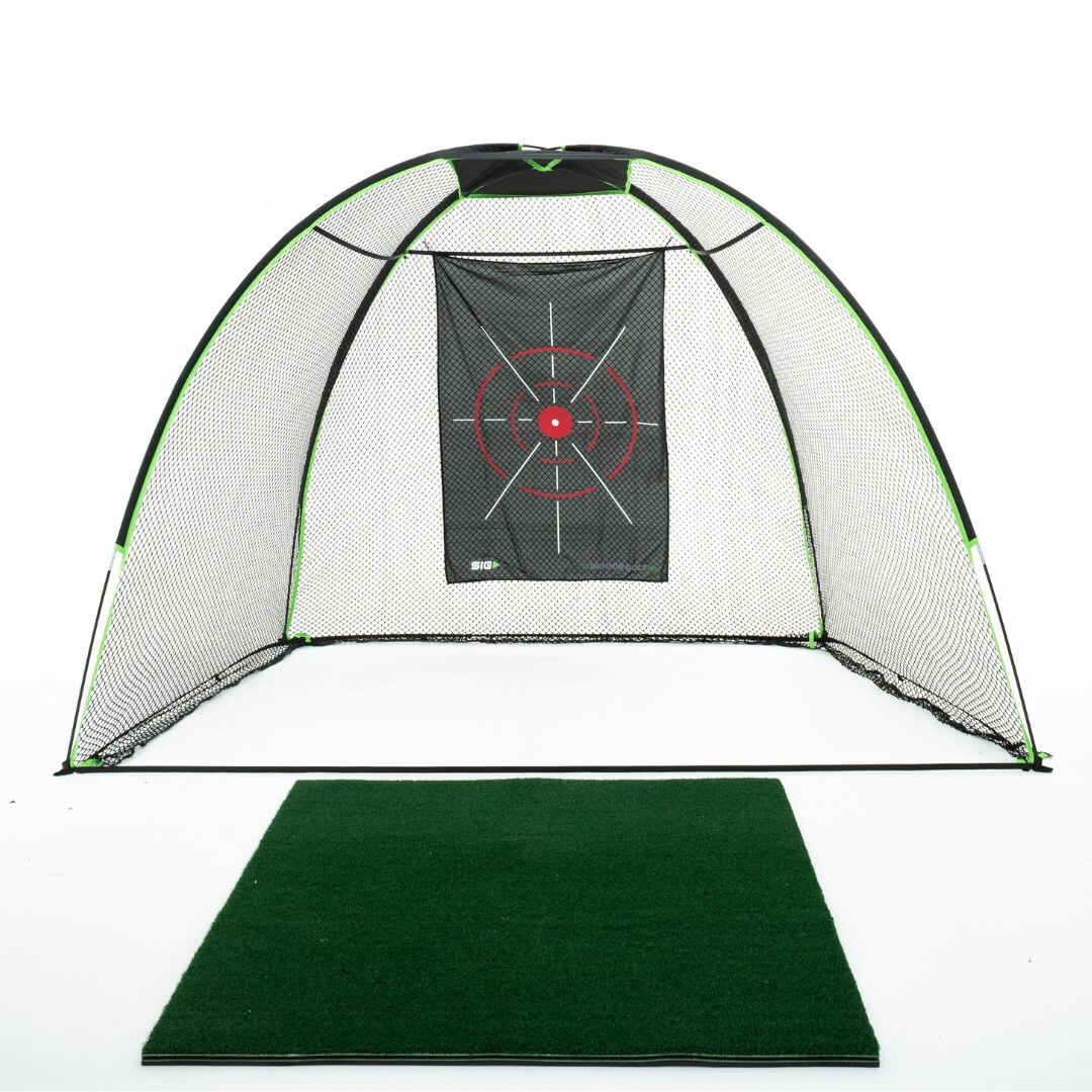 The Indoor Golf Shop - 10' x 7' Rounded Golf Net - Golfieshop