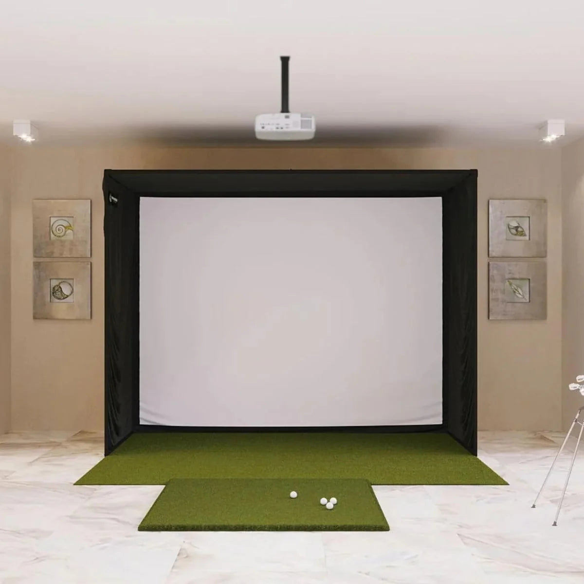 The Indoor Golf Shop - SIG10 Golf Simulator Studio - Complete Package - Golfieshop