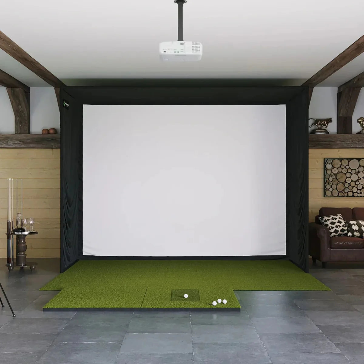 The Indoor Golf Shop - SIG12 Golf Simulator Studio - Complete Package - Golfieshop