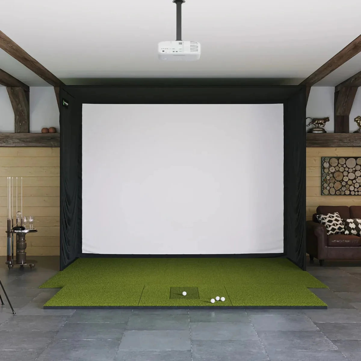 The Indoor Golf Shop - SIG12 Golf Simulator Studio - Complete Package - Golfieshop