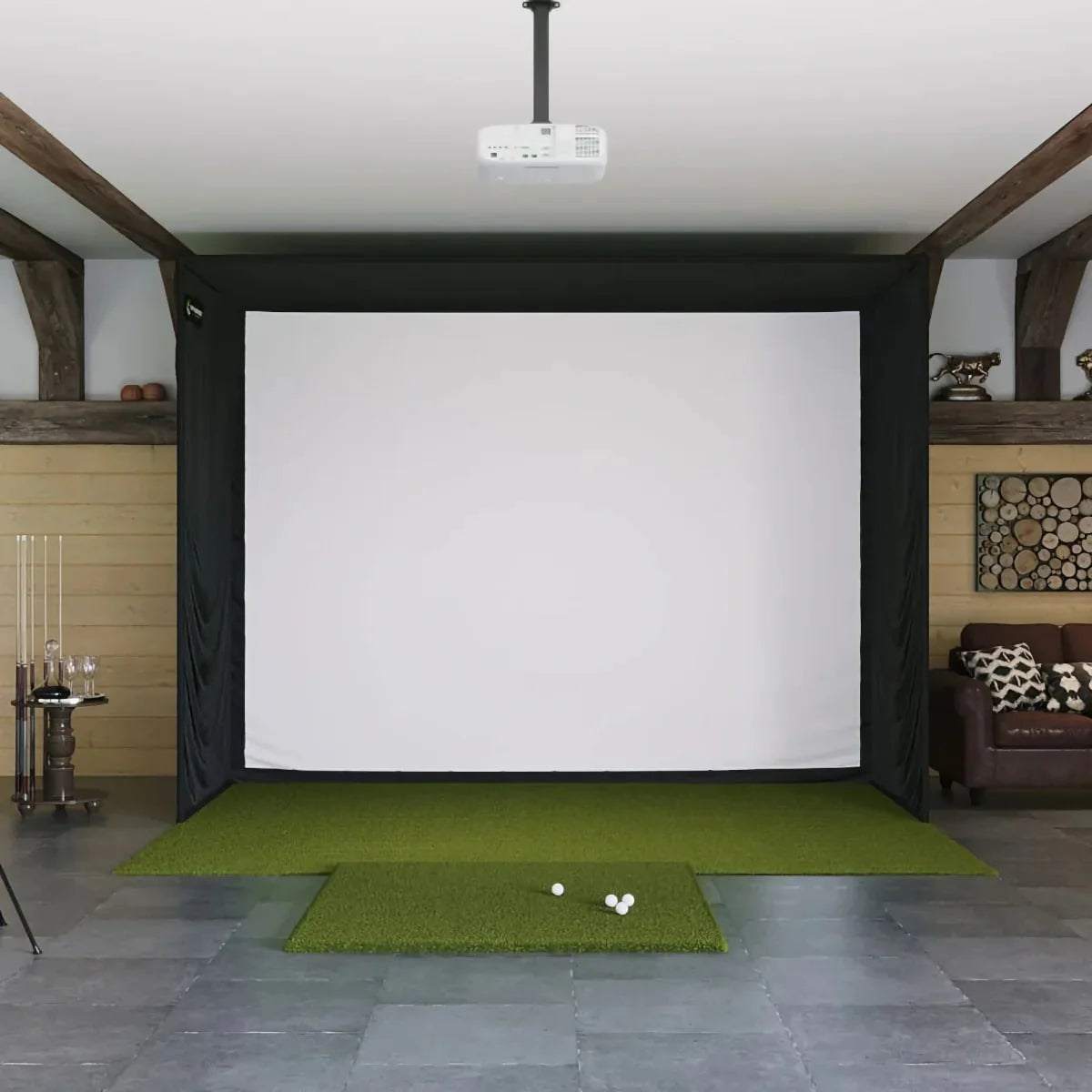 The Indoor Golf Shop - SIG12 Golf Simulator Studio - Complete Package - Golfieshop
