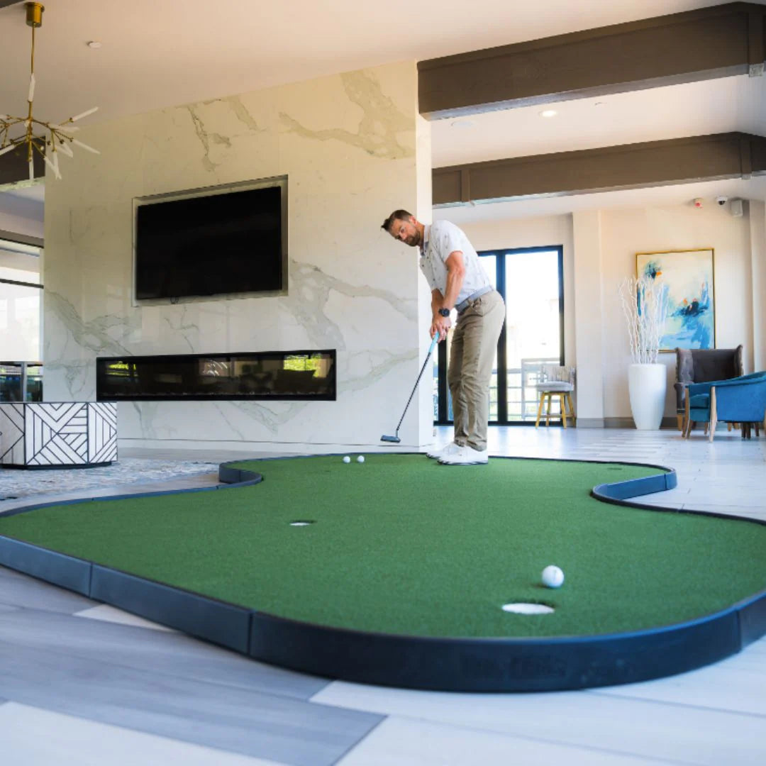 The Indoor Golf Shop - SIGPRO Double Break Putting Green - Golfieshop
