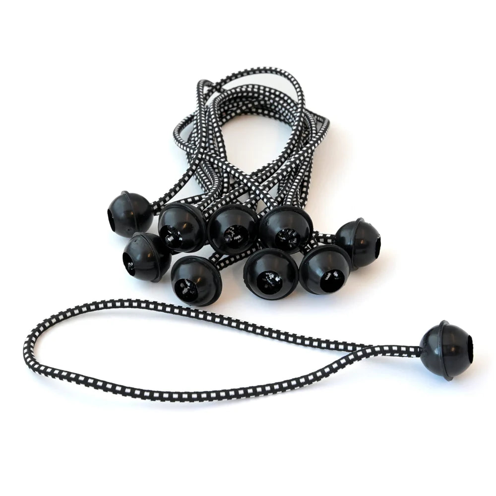 Carl's Place 9-inch Black Ball Bungees (each) - Golfieshop