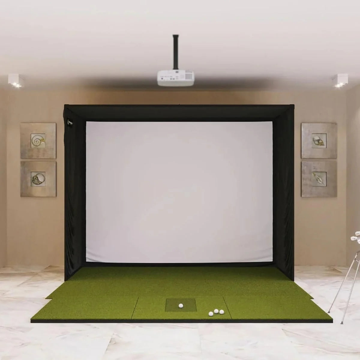 SIG10 Golf Simulator Studio - Complete Package