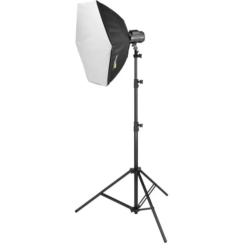 Heavy Duty Air Cushioned Light Stand with soft box attachment