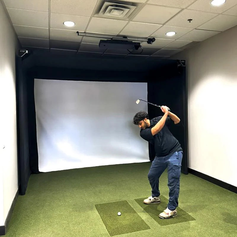 The SportScreen Parlour 11 Golf Simulator Enclosure (Value - 1 Ply)