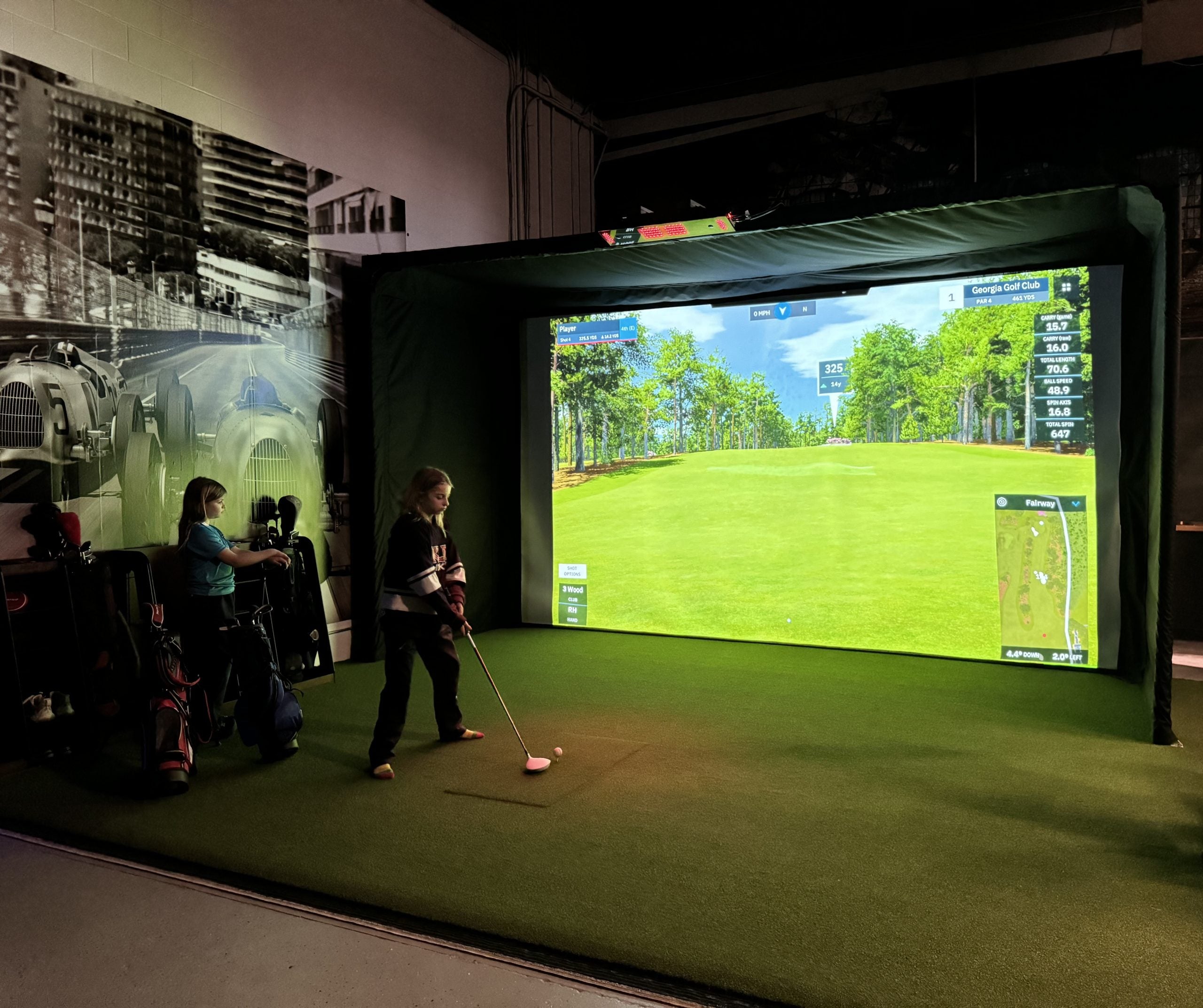 The SportScreen Parlour 13H Golf Simulator Enclosure (Value - 1 Ply)