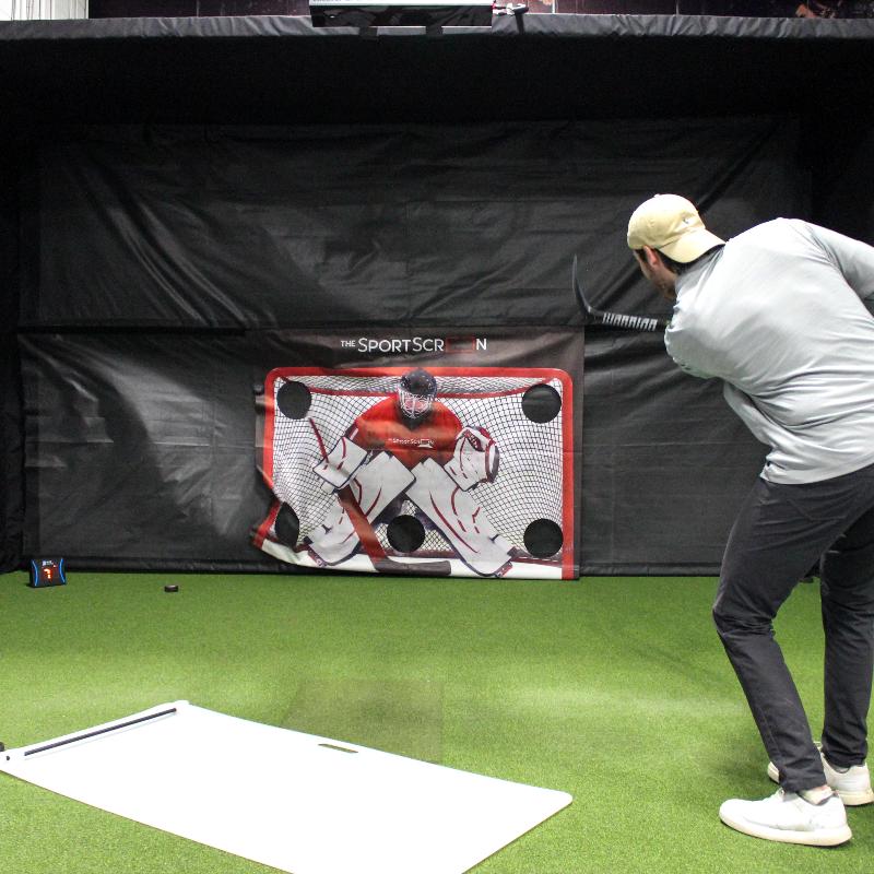 The SportScreen Parlour 16H Golf Simulator Enclosure (Value - 1 Ply)