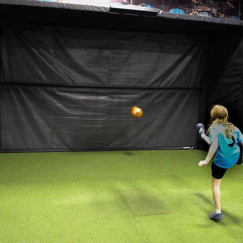 The SportScreen Parlour 16H Golf Simulator Enclosure (Value - 1 Ply)