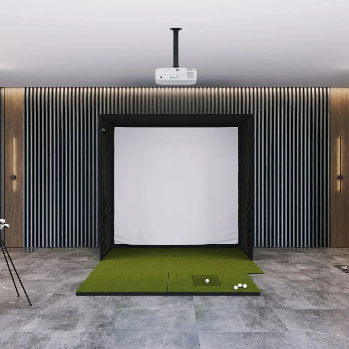  The Indoor Golf Shop - SIG8 Golf Simulator Studio - Complete Package - Complete Package - Golfieshop