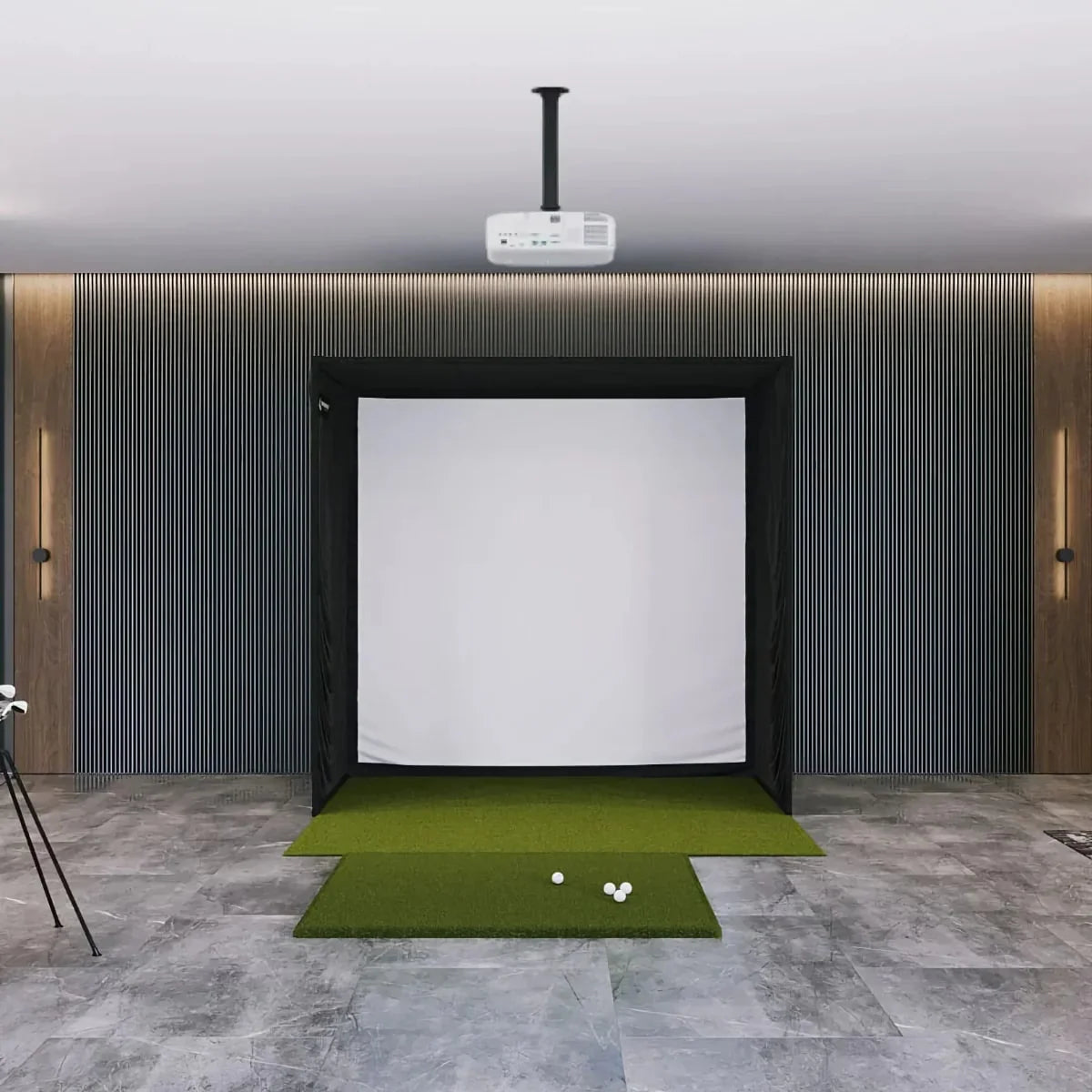  The Indoor Golf Shop - SIG8 Golf Simulator Studio - Complete Package - Complete Package - Golfieshop