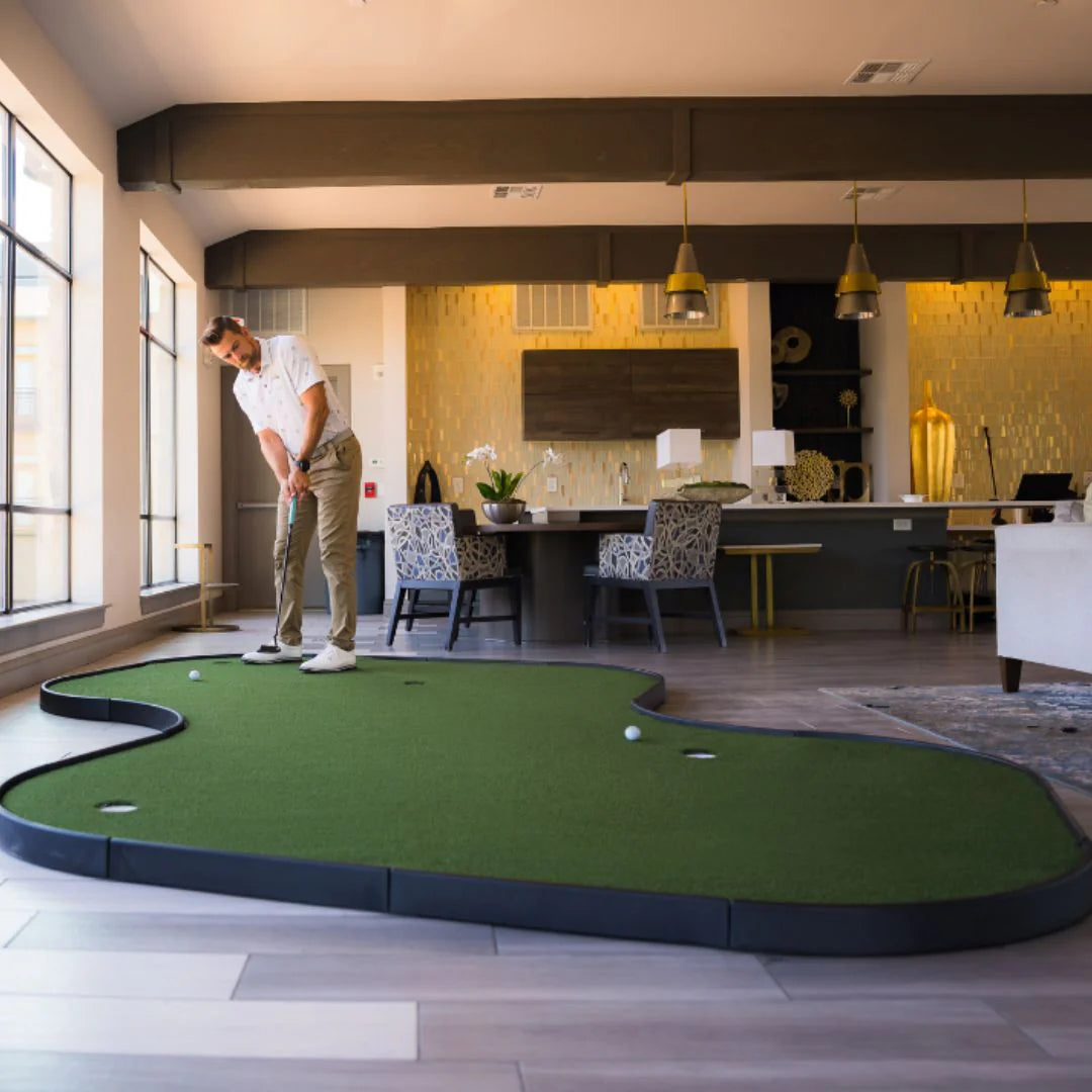 The Indoor Golf Shop - SIGPRO Double Break Putting Green - Golfieshop
