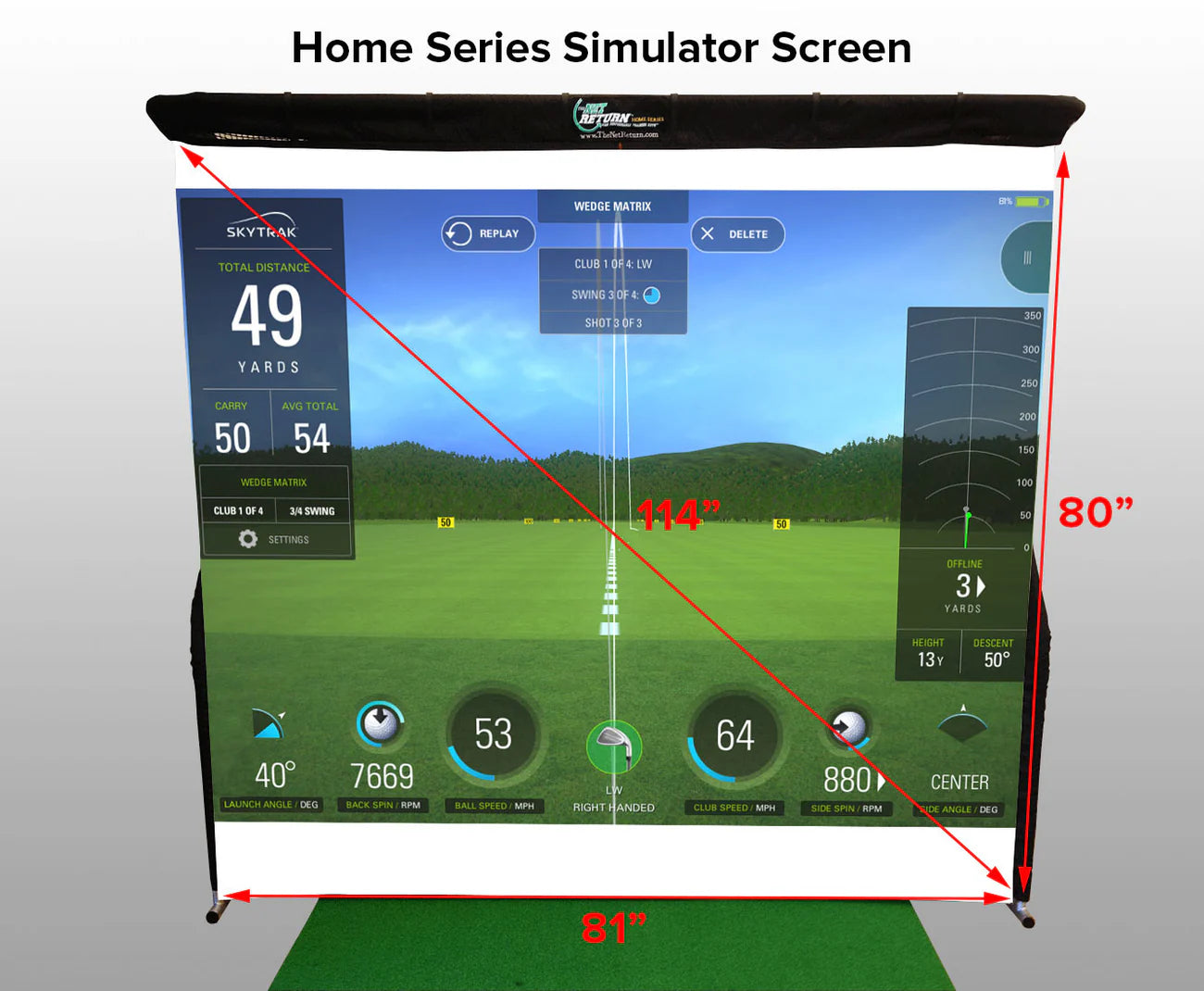 The Net Return Simulator Conversion Kit - Golfieshop