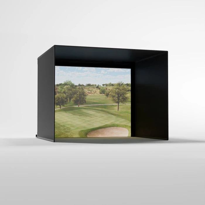 Carl's Place Pro Golf Simulator Enclosure Kit with Impact Screen