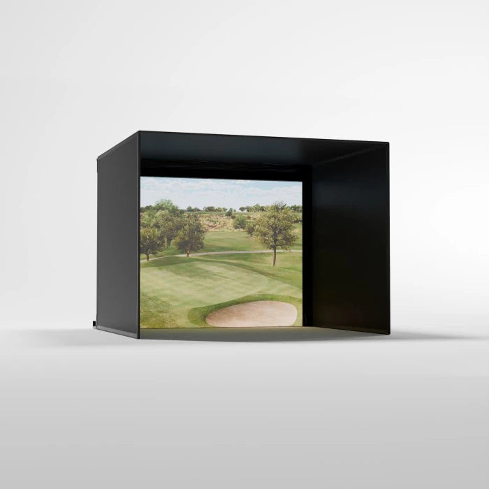 Carl's Place Pro Golf Simulator Enclosure Kit with Impact Screen